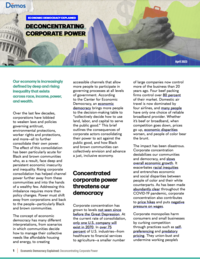 Deconcentrating Corporate Power cover