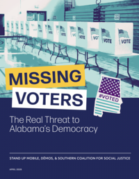 Cover for Missing Voters: The Real Threat to Alabama’s Democracy