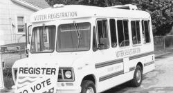 Bus for Voter Registration 