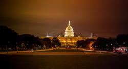 US Capitol Building at a distance