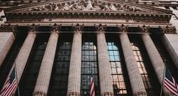 New York Stock Exchange from the ground