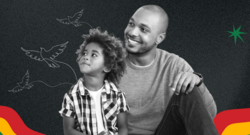 Juneteenth – A picture of a father and child