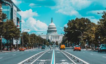 US Capitol Building from a distance