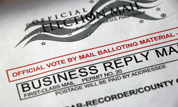 Vote by mail envelope