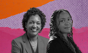 Taifa Smith Butler and Heather McGhee on A Woman's Worth Banner