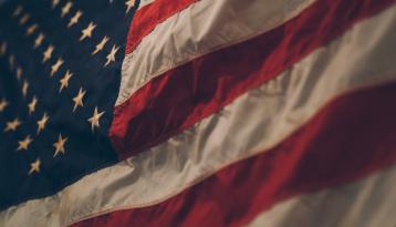 U.S. Flag closeup