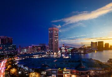 View of Baltimore skyline