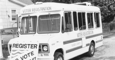 Bus for Voter Registration 