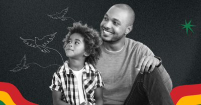 Juneteenth – A picture of a father and child
