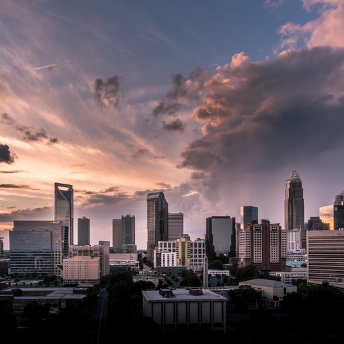 Charlotte city skyline