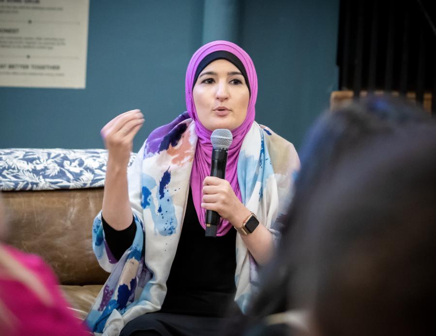 Linda Sarsour at KTSE Harlem