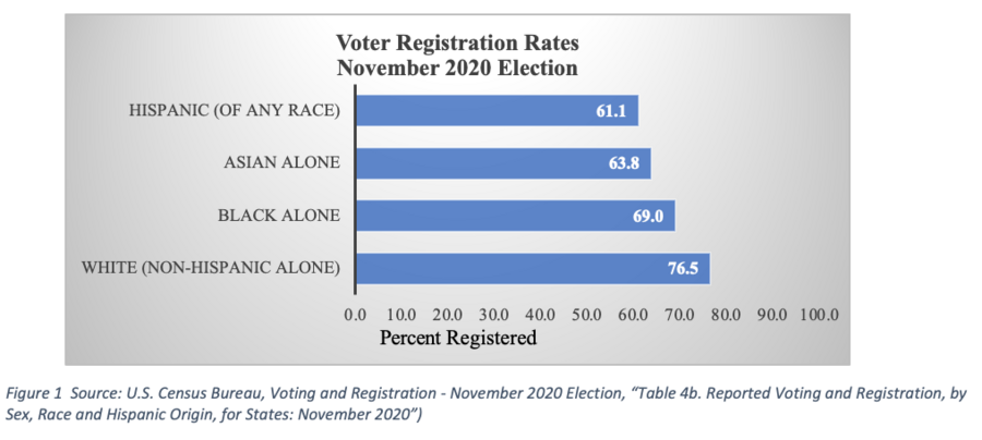 Voter Registration Rates November 2020